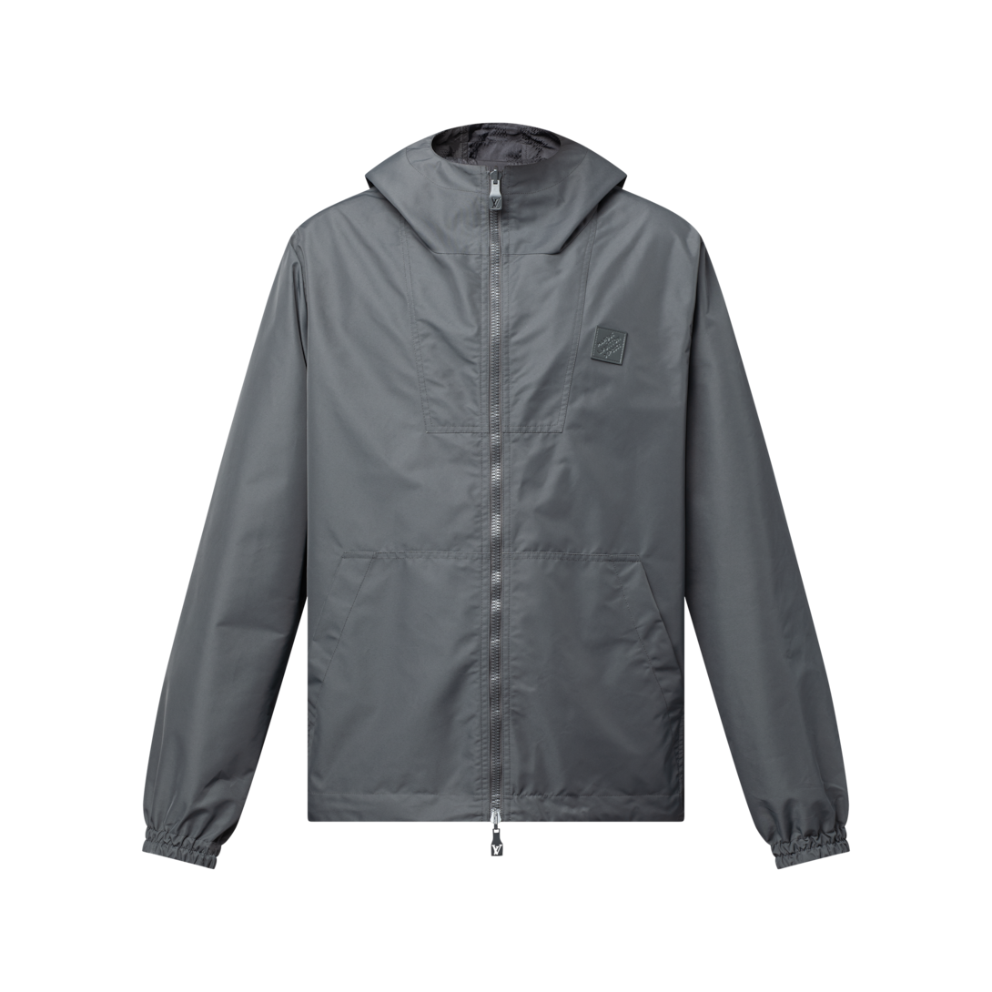 Damier Jacquard Reversible Nylon Windbreaker - Ready-to-Wear